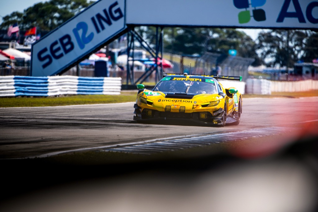 Frederik Schandorff sluttede lige udenfor podiet på Sebring
(Foto: Inception Racing)
